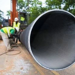 Outlet ⌛ Custom Fab 8 in. Ductile Iron Pipe with Protecto P-401 Lined 🤩 -Advanced Drainage Systems Shop Query 1019