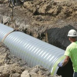 Hot Sale 🧨 Advanced Drainage Systems SaniTite® HP 12 in. x 20 ft. Bell End x Spigot Plastic Drainage Pipe 🌟 -Advanced Drainage Systems Shop Query 185